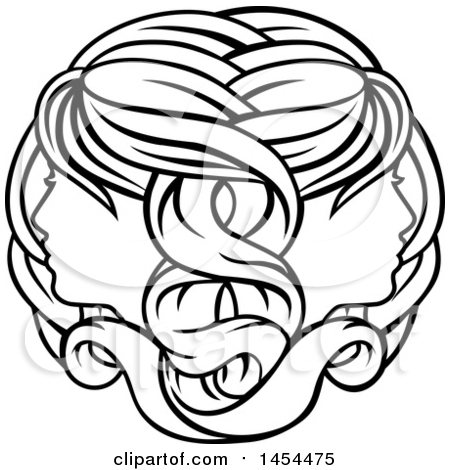 450x470 Free Astrology Zodiac Horoscope Clipart