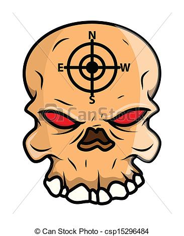 366x470 Horrible Skull