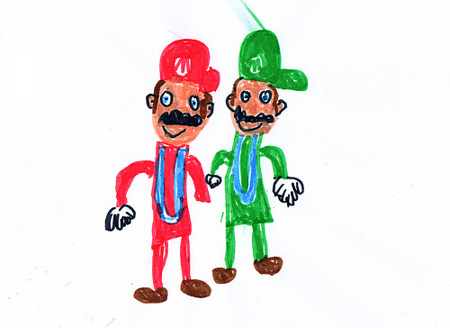 500x364 Making Fun Of Crappy Kids Drawings Of Nintendo Characters