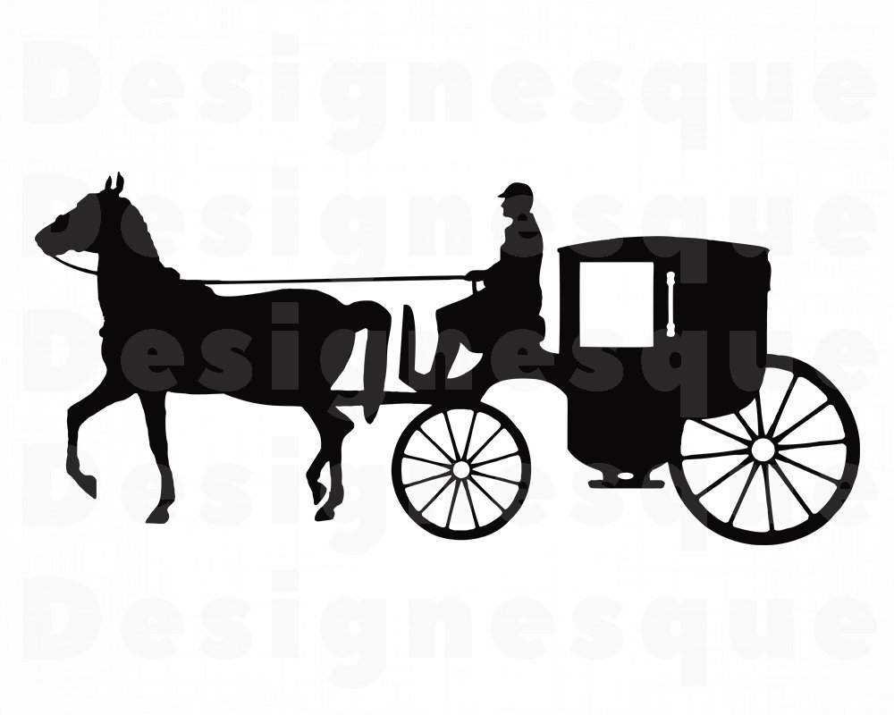 1000x800 horse carriage coach horse carriage clipart horse etsy