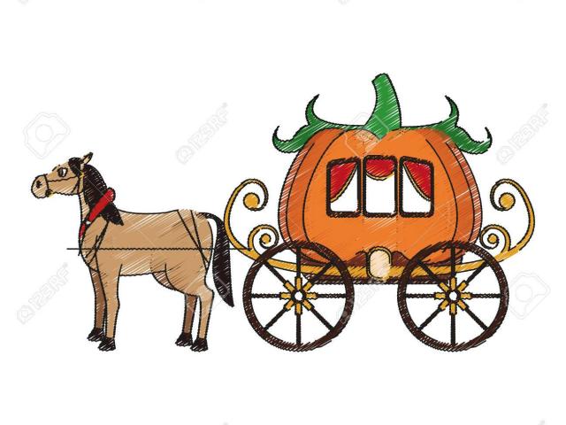 640x480 Horse Drawn Carriage Clipart