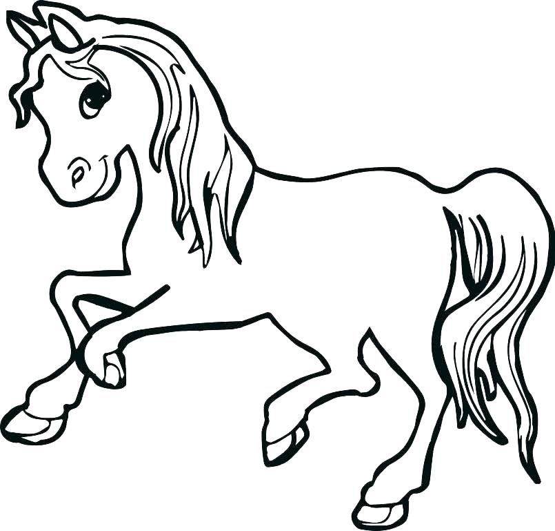 805x769 Horse Carriage Coloring Pages Princess