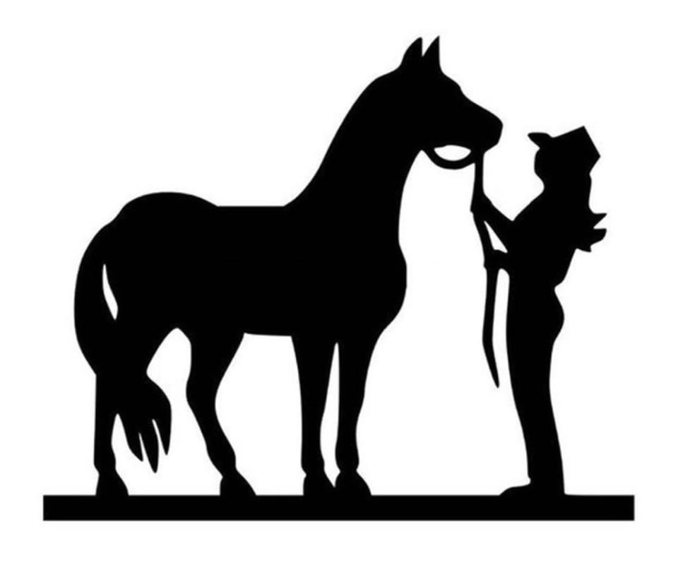 960x796 Love My Carriage Decal Horse Floating Trailer Girl Sticker