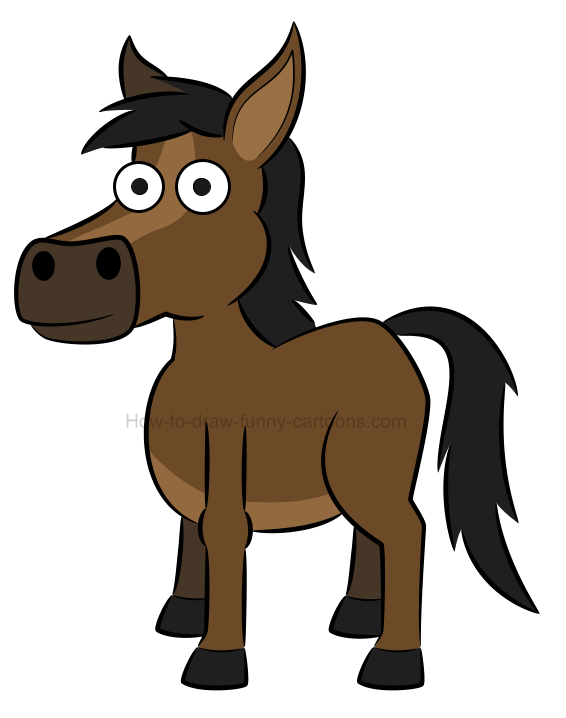 566x718 How To Create An Illustration Of A Horse