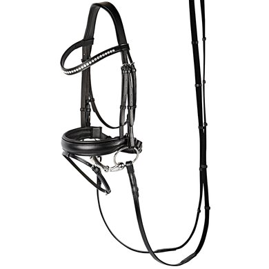 390x390 harrys horse bridle allegro black