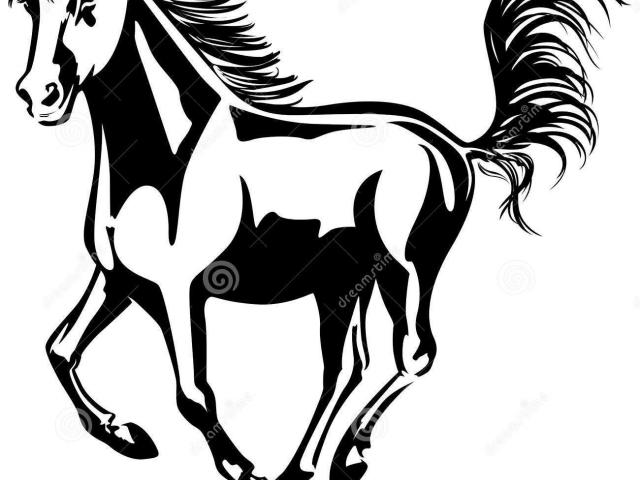 640x480 Free Drawn Horse, Download Free Clip Art