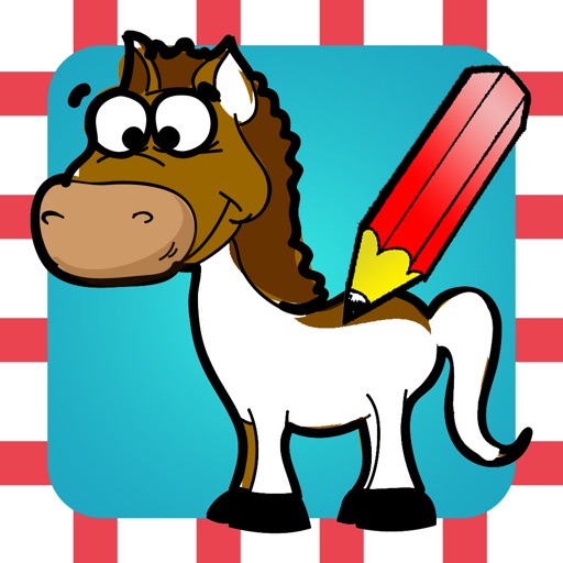 512x512 A Coloring Book Of Horses For Children Learn To Draw And Color