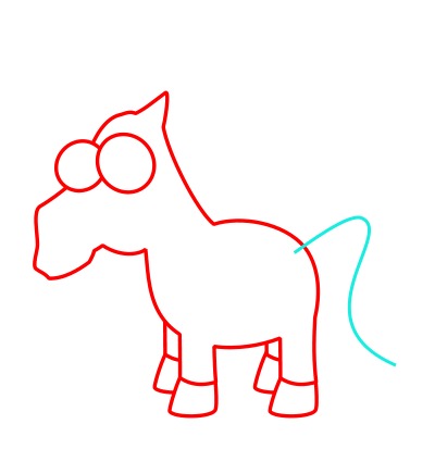 400x413 How To Draw A Unicorn