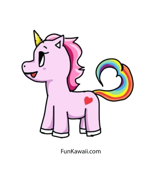 612x792 Unicorns Drawings Stay Magical Cartoon Unicorn Drawing
