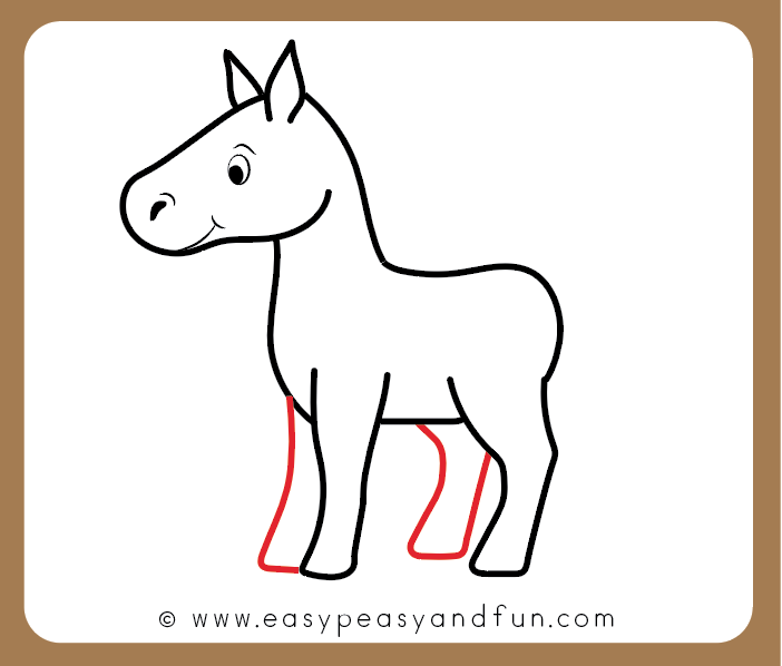 702x598 How To Draw A Horse Step