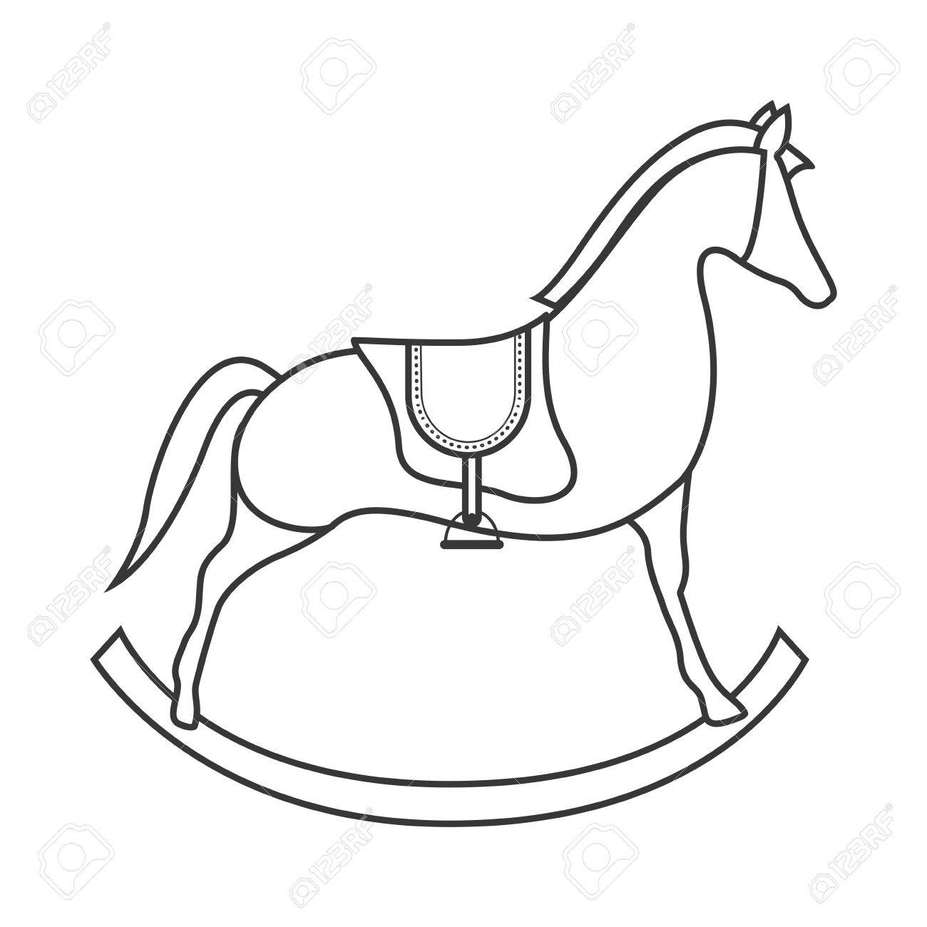 1300x1300 Kids Horse Silhouette