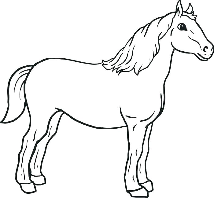 700x648 Free Colouring Sheets Horses Coloring Pages
