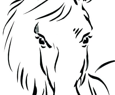 400x329 Horse Face Coloring