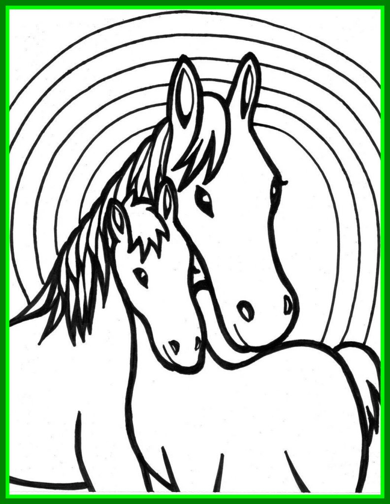 792x1024 Introducing Coloring Pages Of Baby Horses Cute Download Latest Free