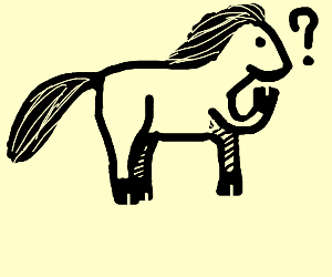 300x250 Realistic Horse Mask But Not Goofy