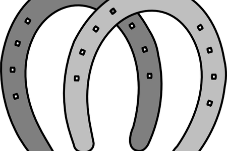 450x300 Collection Of Free Horseshoe Drawing Realistic Download On Ui Ex