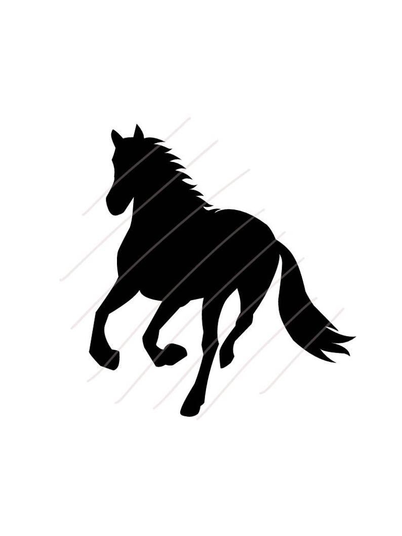 794x1059 silhouette horse galloping running png dxf etsy