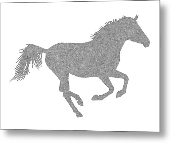 600x500 Running Horse Digital Art