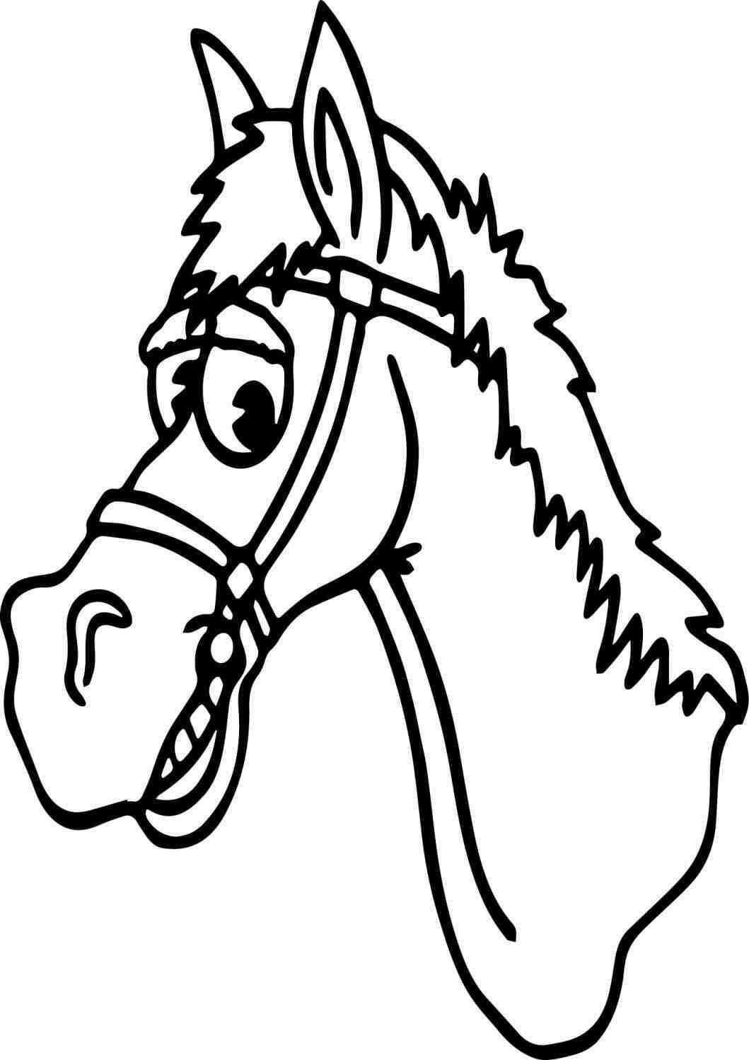 1059x1498 Funny Smile Horse Face Coloring Pages X Kb