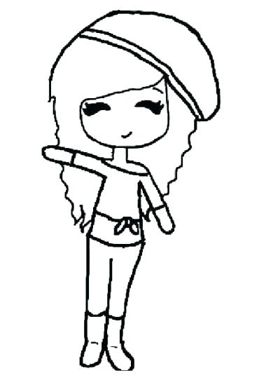 380x532 Face Drawing Template