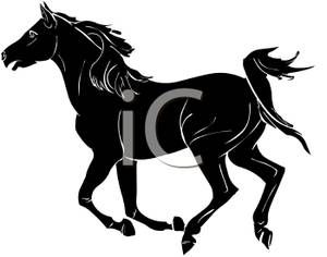 300x236 galloping horse clipart