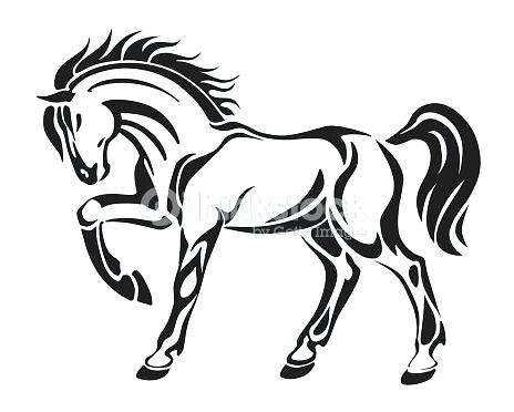 464x372 Black And White Horse Drawings Drawn Head Drawing Moolamails