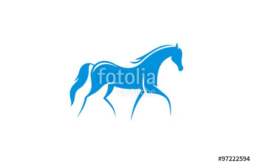 500x324 Horse Head Drawing Abstract Logo Stock Image And Royalty Free