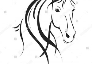 300x210 Draw Horse Head Side View