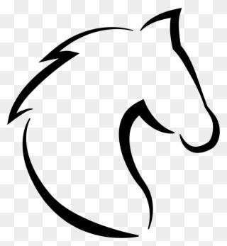 320x347 Horse Head With Hair Outline Png Icon Free Download