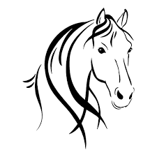 225x225 image result for horse outline image projects with love