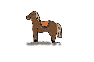 300x200 How To Draw A Horse Head Step