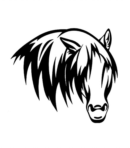 440x500 Horse Decals Stickers