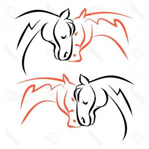 300x300 Icon Drawing Of A Horse Head With Bridle Front View Gm Lazttweet