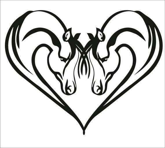 570x511 Horse Head Vector Chicken Clipart Fresh Horse Head Heart