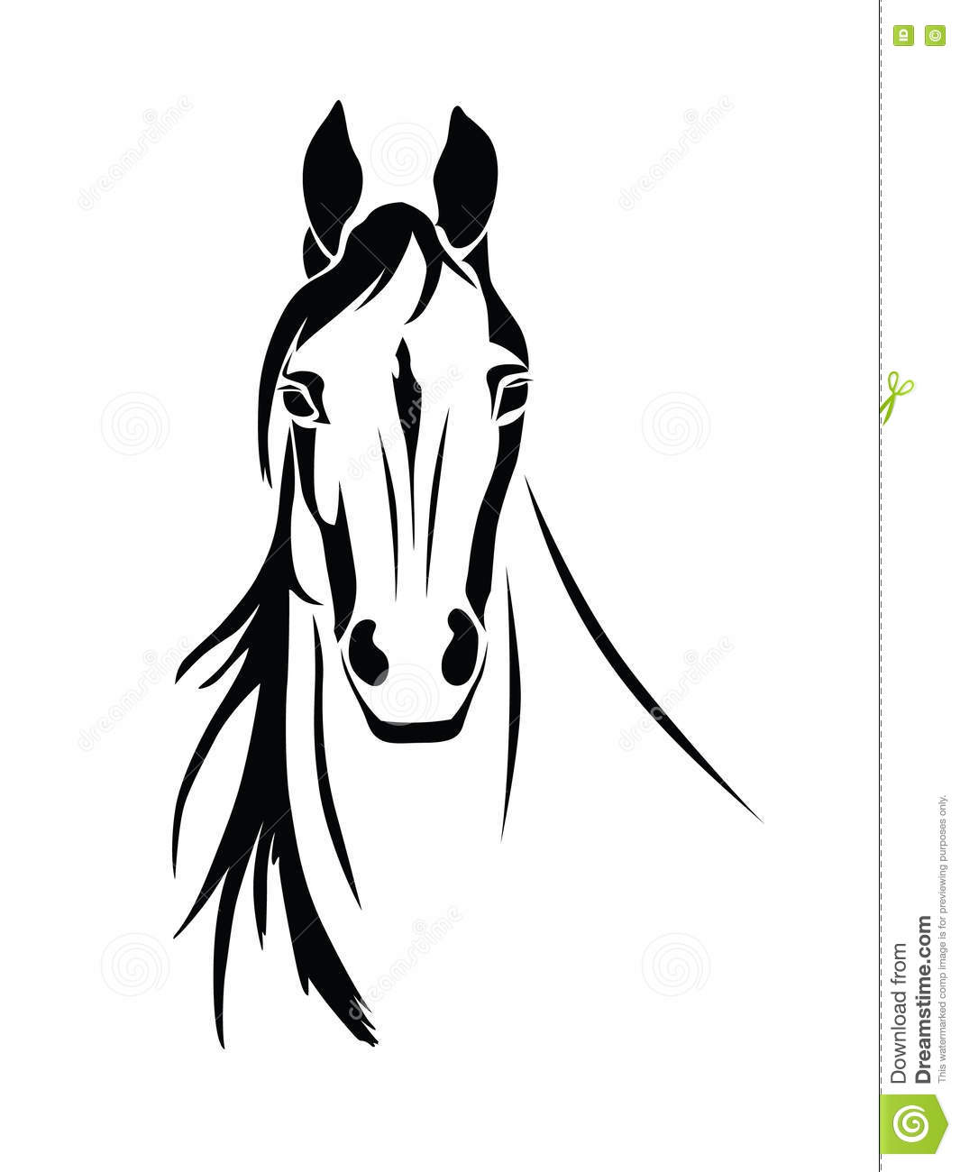 1065x1300 Huge Collection Of 'horse Head Front View Drawing' Download More