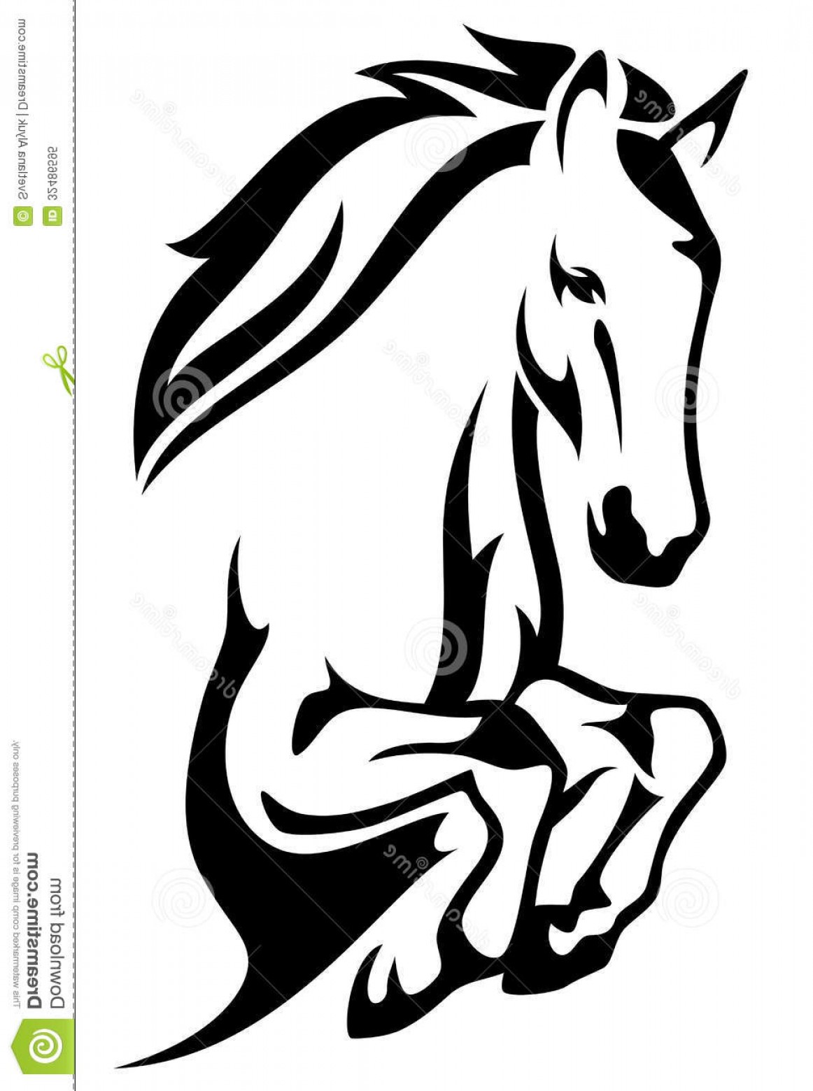 1162x1560 Royalty Free Stock Photo Horse Jump Jumping Black White Outline