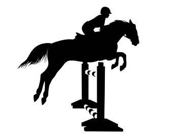 340x270 Collection Of 'horse Silhouette Jumping' Download More Than