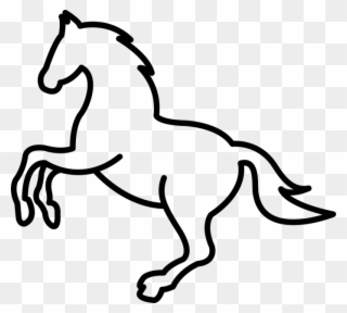 320x288 Jumping Horse Outline Png Icon Free Download