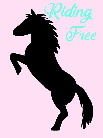 413x550 Riding Free Horse Silhouette Posters