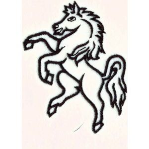 300x300 Outline Standing Horse