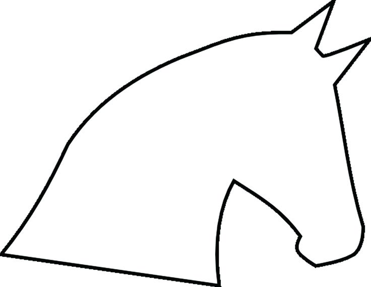 736x569 Horse Drawing Template Shitty Drawing Of A Horse Template Easy