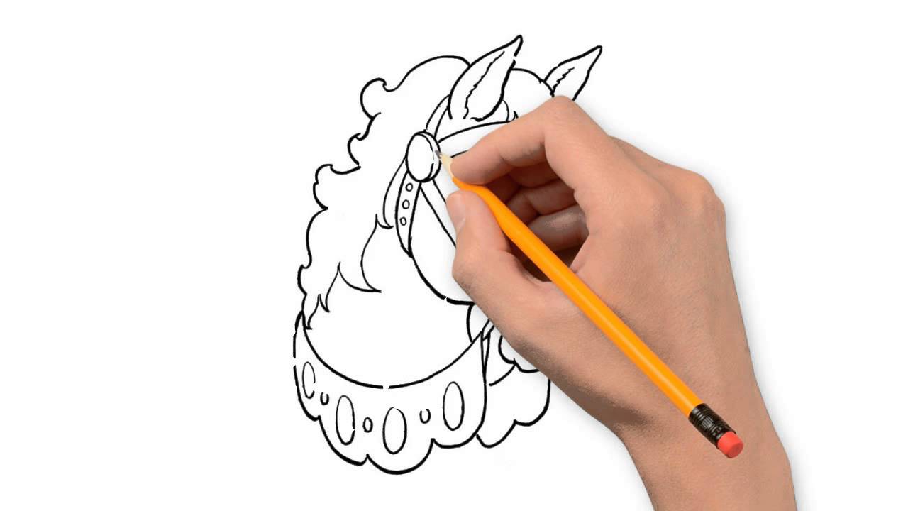 1280x720 Horse Pencil To Draw Step