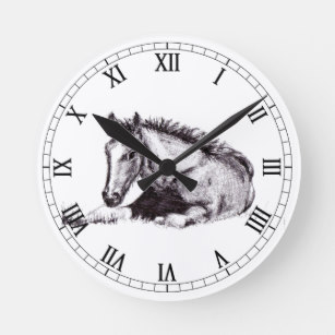 307x307 Pencil Drawing Of Horse Art Wall