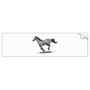 307x307 Pencil Drawing Of Horse Bumper Stickers