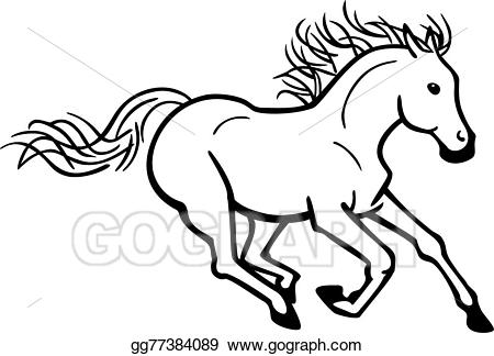 450x324 Huge Collection Of 'horse Line Drawing Clip Art' Download More