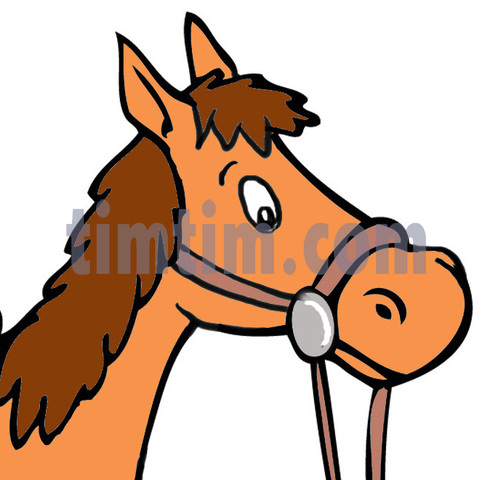 493x480 Free Drawing Of Horse And Bridle From The Category Farm Animals