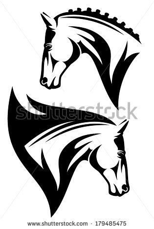 315x470 Horse Profile Head Design