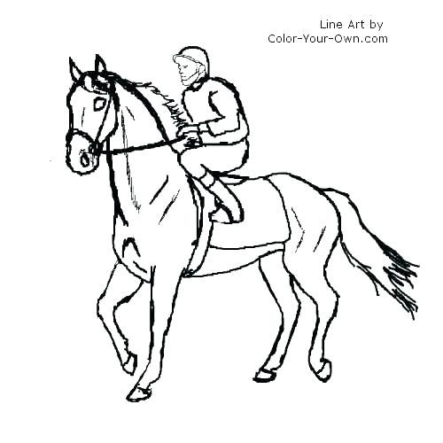 500x500 coloring pages of horses barrel racing horse racing coloring pages