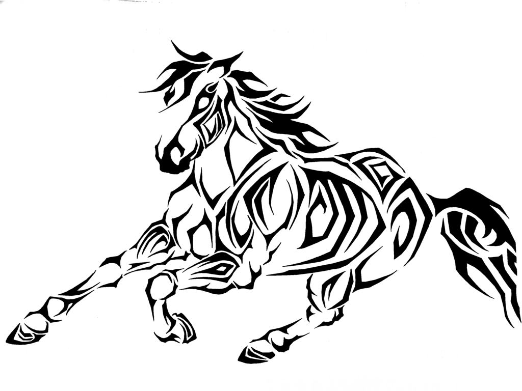 1024x768 Collection Of Free Drawing Horses Barrel Racing Download On Ui Ex