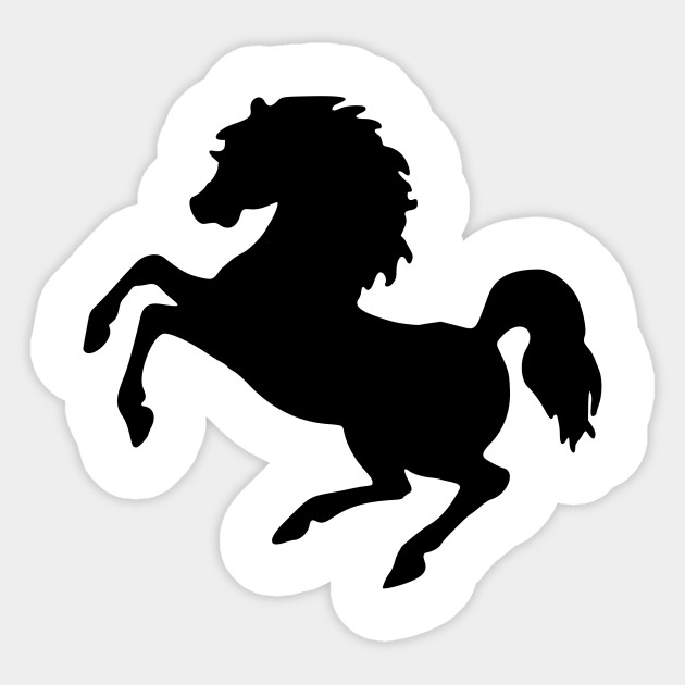 630x630 Huge Collection Of 'rearing Horse Silhouette' Download More Than